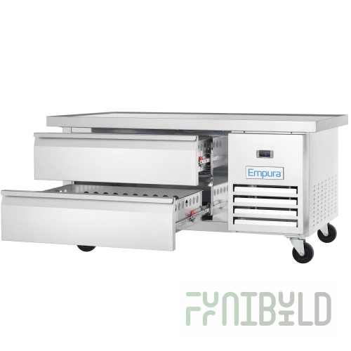Empura E-KCBRC52 52 Inch Refrigerated Equipment Stand 6.1 Cu Ft Capacity