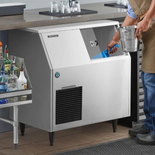 Hoshizaki F-300BAJ 36 Inch Air-cooled Ice Maker with Bin Flake Style 353 Lb/Day