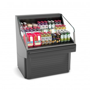 Hussmann RBB-8 96 Inch Open Refrigerated Display White Interior Merchandiser