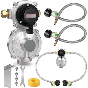Optional 1-1/4 Inch N.P.T. Propane Gas Pressure Regulator, Garland 2670500