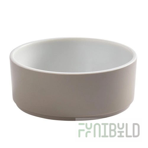American Metalcraft UBR16MO 16 Oz BPA Free Round Bowl Melamine Mocha