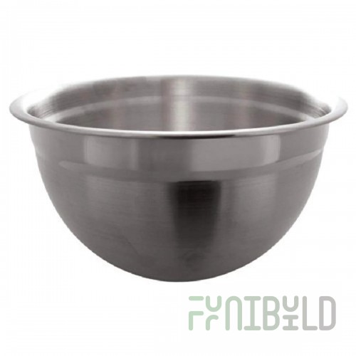 Tablecraft H834 8-Quart Mixing Bowl Stainless Steel Dishwasher Safe 12 Inch Diameter