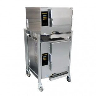 AccuTemp E3/E64803D140 DBL 27 Inch Electric Convection Steamer Stainless Steel with 2 Compartment