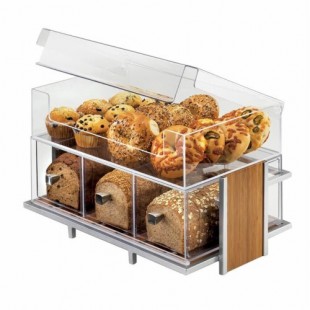 Cal Mil 1478 19 Inch Eco Modern Display Bin Acrylic with Cover