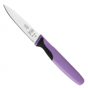 Mercer Culinary M23930PU 3 Inch High Carbon Paring Knife Purple Handle Stamped
