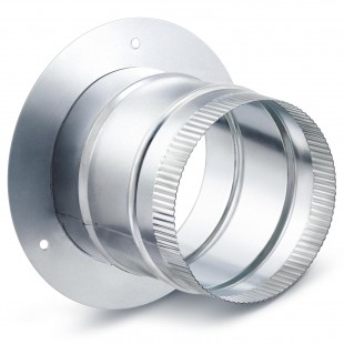 Titan Stainless VD 24 Inch Vent Duct With Collars Stainless Steel