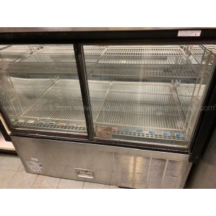 Delfield F15PC72DP 72 Inch Refrigerated Display Case 34.6 cu ft Self-Serve