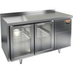 Table with refrigerated cabinet Hicold GN22/HT V O (1390x700x850mm, -2...+10 °C)
