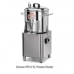 Potato peeler Sirman PPJ 6 SC (400x400x690 in; capacity 6 kg. 0.37 kW, 220 V)