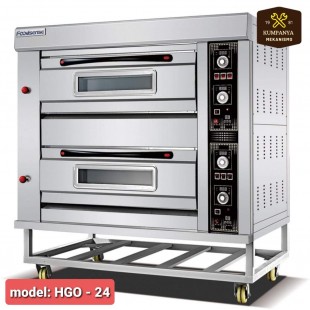 Baking tray 325x530x15 in for oven/oven (black metal, with 4-sided bevel) (Grill Master)