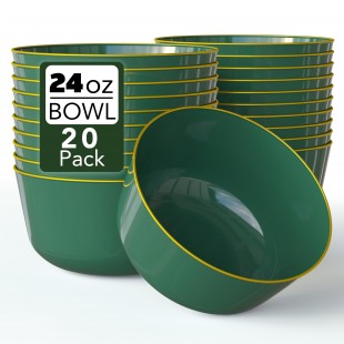 GET Enterprises FRD21WG 17 Oz Bowl Metal Willow Green Round Aluminum