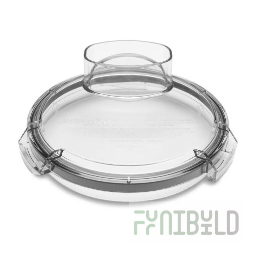 Waring WFP11S10 8 Inch Sealed LiquiLock Batch Bowl Flat Cover for WFP11S and WFP11SW