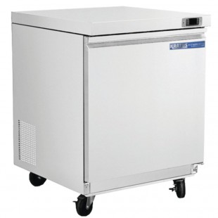 Hubert 69K-061 Kratos® Value Series White Reach-In Freezer One Door 23 Cu. Ft