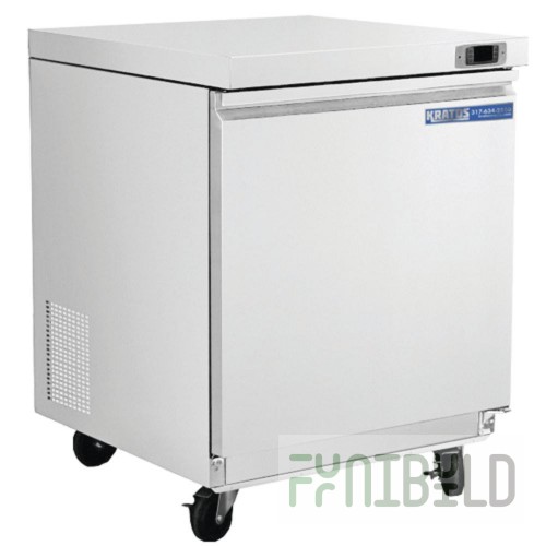 Hubert 69K-061 Kratos® Value Series White Reach-In Freezer One Door 23 Cu. Ft