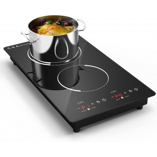 Induction cooker PEI-2/L1, 2 burners - 2.5 kW and 3.5 kW, power consumption - 6.0 kW. 445(365)*900*859