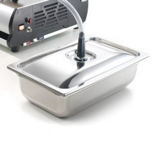 Sirman 5858VAC12000C 1/2 Gastronorm Lid For Reinforced Gastronorm Containers Use With External Vacuum Hose