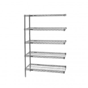 Eagle A5-86-1830VG 30 Inch 5-tier Wire Shelving Unit with Patented Design Green Epoxy