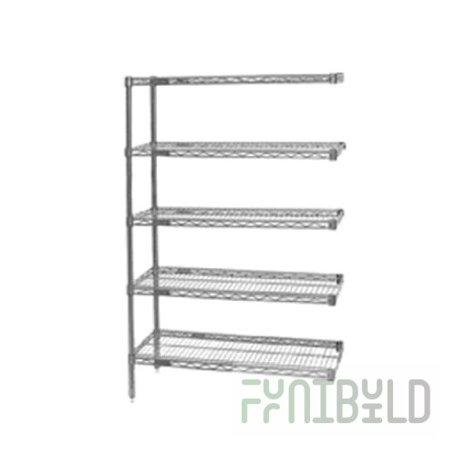 Eagle A5-86-1830VG 30 Inch 5-tier Wire Shelving Unit with Patented Design Green Epoxy