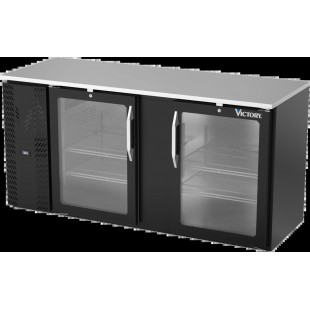 Victory VBBN68HC-FG-S Back Bar Refrigerator Food Rated Two-section
