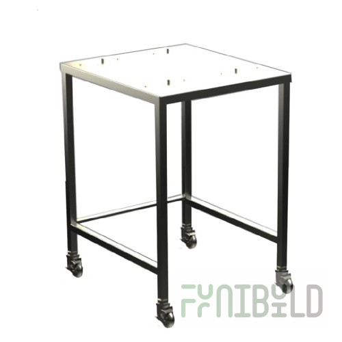 Alto Shaam 5033358 29-1/2 Inch Stainless Steel Vector Stand with Casters