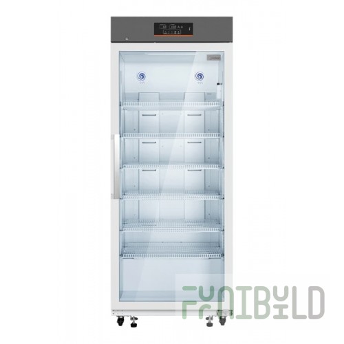 Pharmaceutical refrigerator V=250l, HF-250-3 (+2...+14, 607x600x1300mm) with glass door and lock