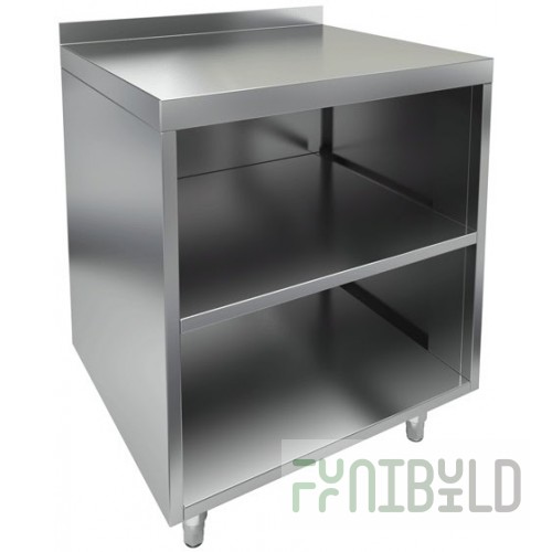 Wall-mounted open table Hicold NBMSO-9/7B (900x700x850mm, with side)