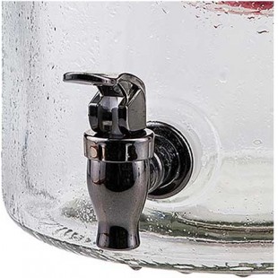 Tablecraft 10173 1.5 Inch Replacement Faucet Black Plated Plastic for Beverage Dispenser