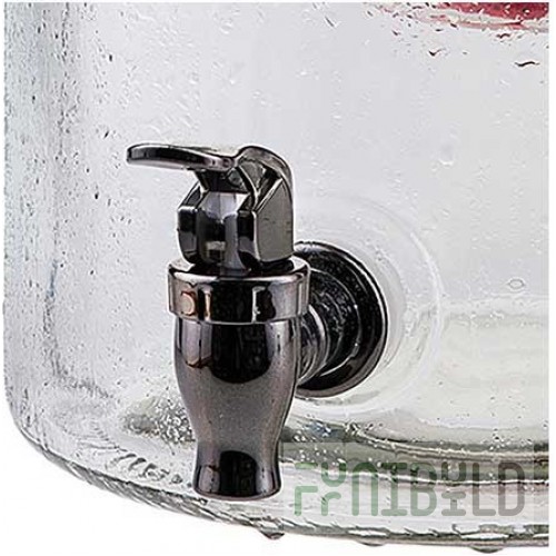 Tablecraft 10173 1.5 Inch Replacement Faucet Black Plated Plastic for Beverage Dispenser