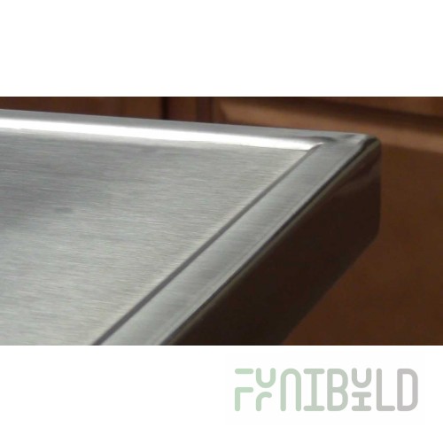 Advance Tabco TA-12 Countertop Edge per Table Customization and Modifications