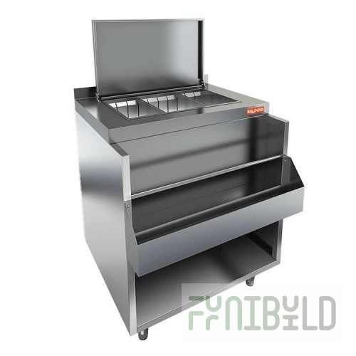 Hicold bar station NBMWL-10/7BKKR (1000x700x850mm, with side)