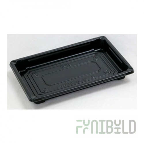 Tray 205x160x50mm, black, T-5