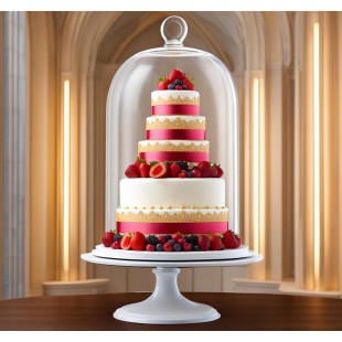 1880 Hospitality 28747-002 8 Inch Nude Tall Cake Dome Glass Display 1880 Hospitality 28747-002 8 Inch Nude Tall Cake Dome Glass Display