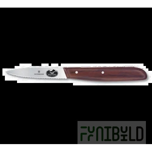 Victorinox 5.303 3-1/4 Inch Blade Wavy Edge Wood Handle Paring Knife