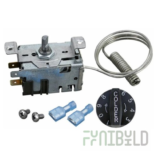 TRUE 800369 3.75 Inch Temperature Control with Knob Screws and Disconnect Terminals Aftermarket Replacement