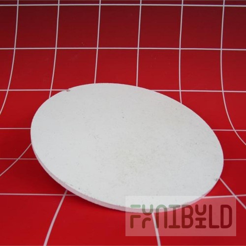 Steelite DFFSRD13M20 13 Inch Diameter Marble White Flat Sheet Disc