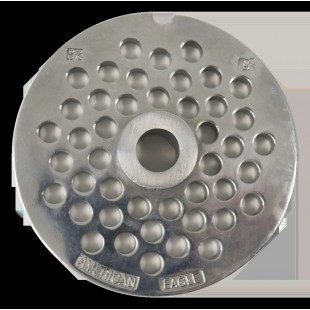 American Eagle Food Machinery AE-G22N/06-06 Grinder Plate #22 Head 1/4” (6mm) For AE-G22N/G22NH