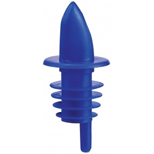 Winco PPR-2B Liquor Pourer Plastic Blue Free Flow