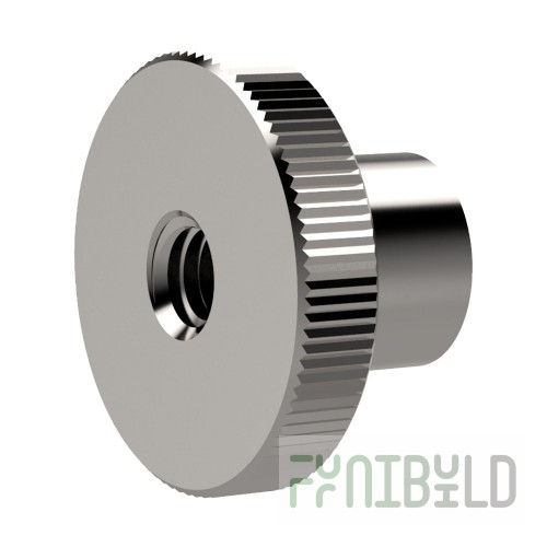 Bunn 41480.1 3.85 Inch Thumb Screw Knurled with Corrosion-Resistant Stainless Steel