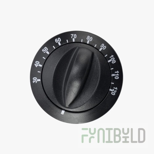 Plastic handle for thermostat (black)