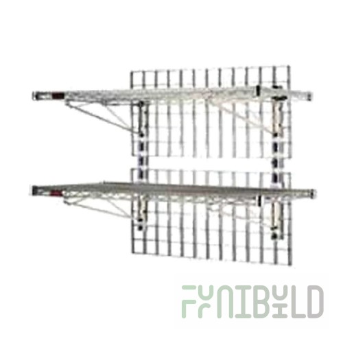 Eagle 1836E74-5 36 Inch Wire Shelving Unit 5-tier with QuadTruss Design