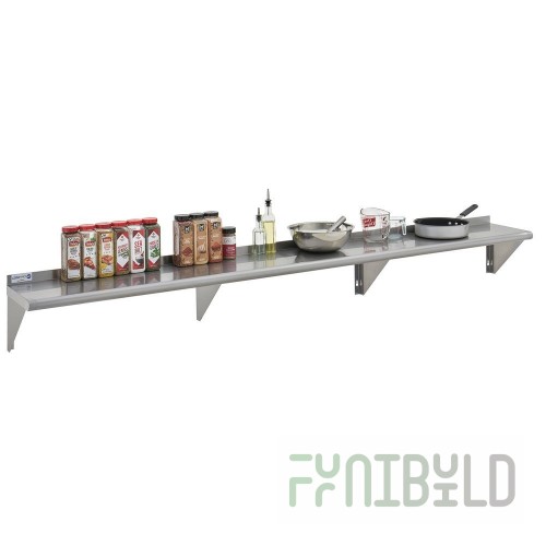 Hubert 29N-021 Kratos® Wall Shelf Stainless Steel 60