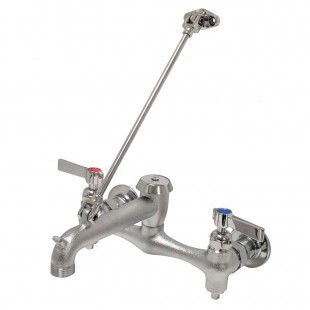 Advance Tabco K-240-X Faucet Service Sink Wall Mount Heavy Duty with Hose Thread