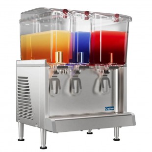 Crathco CS-3D-16-290 20 Inch Electric Beverage Dispenser with 3 Bowls