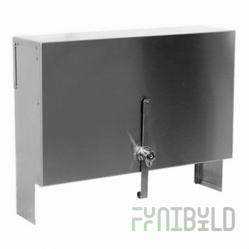 Optional 28 Inch Stainless Steel Upgrade Locking Cover Speed Rail, Krowne KR-DC28
