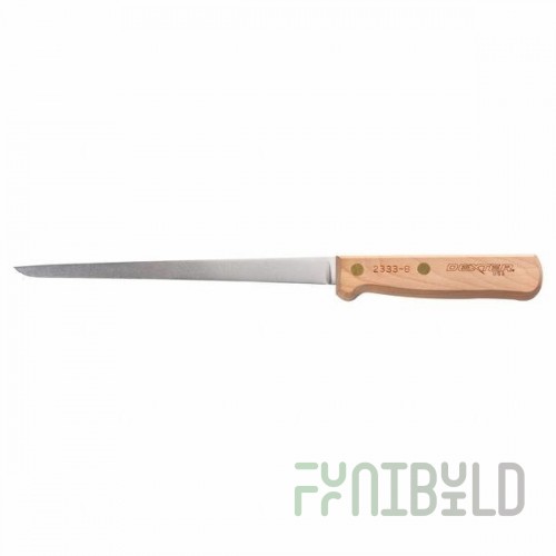 Fillet knife 20 cm brown handle "Pro-Line"