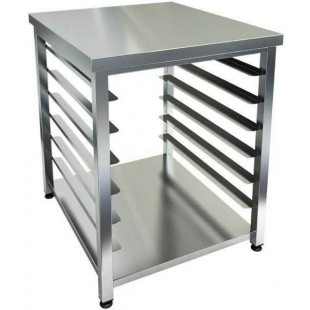 Stand for stoves and storage cabinet ISTOMA LTO-190BS, 660x800x850mm, stainless steel.