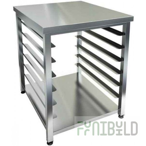 Stand for stoves and storage cabinet ISTOMA LTO-190BS, 660x800x850mm, stainless steel.