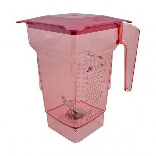 Blendtec 40-619-62 75 Oz Jar With Lid Bpa-free Co-polyester Red