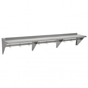 Hubert 29N-017 Kratos® Wall Shelf Stainless Steel 96