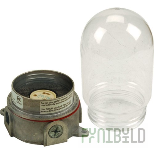 AllPoints 11806LG0003 4.5 Inch Fixture CFL with 5 Conduit Ports and Screws